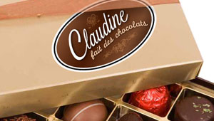 Claudine fait des chocolats